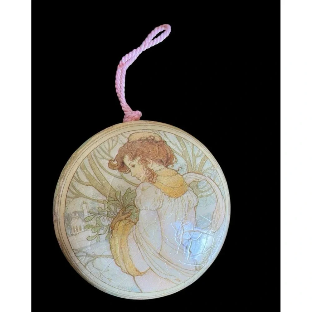 Victorian Lady by Barry Patch Reflections Decoupage‎ Hanging Ornament Holiday